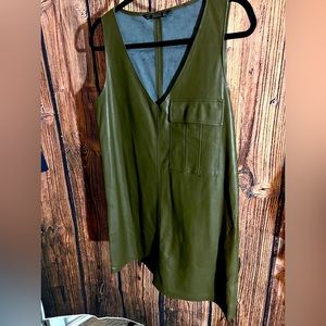 ZARA Dress Cute Pleather Dress